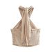 Women's Clothing Halter Neck Linen Top Wide Leg Pants Women Homemade Casual Suit 4043_ecoleips.com