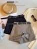 A-shaped Wide-leg Culottes Women's 2026 Spring And Summer New High-waisted Loose Straight Fashion Versatile And Thin Casual Shorts_ecoleips.com