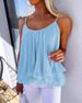 Women's Clothing Casual Fashion Suspenders Loose Chiffon Small Vest Top_ecoleips.com