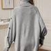 Textured Cable-Knit Sweater – Oversized Batwing Sleeve Pullover With Button Accents (S-XL, Minimalist Neutrals, Avant-Garde Streetwear Staple)_ecoleips.com
