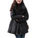 Oversized Hooded Puffer Jacket – Winter-Ready Quilted Coat, Lightweight Down Alternative, Black, Extended Sizes (M-XXXXL), Inspired Casual Chic_ecoleips.com