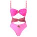 Women's Clothing Two Piece Bikini Swimsuit Women's Tight Fitting Chiffon Skirt Swimsuit Set_ecoleips.com