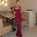 European And American Style Women's New Cross-Border Fashion Elegant Slim Fit Patchwork Sexy Mesh Backl Strap Long_ecoleips.com