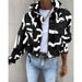 Women's Clothing autumn and winter new motorcycle jacket coat short tops _ecoleips.com