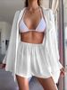 New Beach Cover-up Set 2025 Sexy Loose Sun-protection Beach Vacation Casual Bikini Outerwear 2-piece Set_ecoleips.com