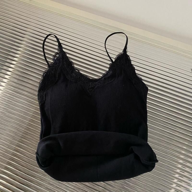 Plus-size Women's Clothing 2025 Autumn Beautiful Back Camisole Suitable Both Inner And Outer Wear, Slim-fit Base Layer_ecoleips.com