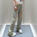 Glam Rhinestone Embellished Straight Leg Jeans - Trendy Girl Style Starry Denim Pants For Women_ecoleips.com