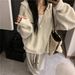 Korean-style Hooded Zip-up Sweater For Women, Autumn/winter 2025 New Model, With A Casual And Sophisticated Feel,_ecoleips.com