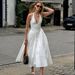 Women's Sexy Deep V Halter Backless Solid Color Ruched Resort Maxi Dress – Party Gown_ecoleips.com