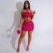 Women's Clothing CY901236 new style fashion tube top with hip skirt with necklace_ecoleips.com