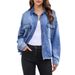 Cross-border Foreign Trade 2025 European And American Style Drop-shoulder Long-sleeve American-style Washed Distressed_ecoleips.com