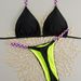 New Style Women's Leopard Print Bikini Three Piece Fitted Swimsuit Sexy Gathered Two Piece Swimwear_ecoleips.com