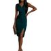 Cross-border Foreign Trade European And American Long New V-neck Sleeveless High-waisted Evening Dress, Women's Island_ecoleips.com