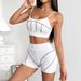 AD394 Creative 2025 Summer Style Japanese And Korean Sports Yoga Women's Fashion Casual Set_ecoleips.com