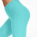 High Waist Yoga Pants For Women - Tummy Control Butt Lifting Leggings With Floral Jacquard Fabric, 9/7 Length, Breathable & Squat Proof (12 Colors)_ecoleips.com