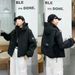 girl Girl Padded Thickened Short Jacket For Women 2025 New Small Size Hooded Coat Autumn Winter Loose Versatile Parka_ecoleips.com