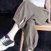 Suitable For All Seasons Cotton For Women, Summer Thin Style 2024 New Linen Women's Casual Nine-point Jogger Harem Pants, Lantern Pants Trend_ecoleips.com