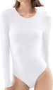 Women's One-Piece Jumpsuit Long Sleeve Round Neck Milk Silk Romper Elegant Outfit For Daily Wear_ecoleips.com