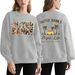 Cross-Border European American Versatile Fashion Outer Island Print Women's Hoodie, Autumn And Winter Fleece Crew Neck_ecoleips.com