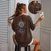 Women's Casual Round Neck Short Sleeve T-Shirt Multi-Color Style Simple Fashionable Sports Top Solid Printed Loose Fit_ecoleips.com