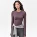 High-Performance Yoga Tops For Women – Moisture-Wicking Long Sleeve Workout Shirts – Sculpting Fit For Pilates/Running (7 Elegant Colors)_ecoleips.com