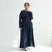 Voya Ensemble Deux Pièces Modeste Musulmane Décontracté – Haut Manches Longues & Jupe Loose Style Abaya Femme_ecoleips.com