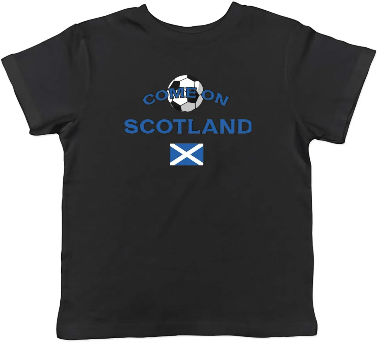 Women's T-Shirts Kids T Shirt Scotland Football Come On Sports Childrens Boys Girls Gift_ecoleips.com