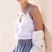 Cotton And Linen Camisole Summer Women's Clothing, Ins Niche Style, Loose Fit, Plus Size, V-neck, Sleeveless, Suitable_ecoleips.com