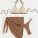 Women's Clothing New Swimsuit Sexy Bikini With Chest Pads For Women Split Sleeveless Swimsuit_ecoleips.com