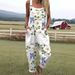 Daisi Kuo European And American Cross-border Independent New Printed Loose Casual Overalls For Women_ecoleips.com