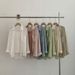 Women's Oversized Long Sleeve Shirt & Camisole Set – Breathable Cotton Blend Layering Tops (Relaxed Fit, Button-Down Collar)_ecoleips.com