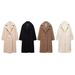 Women's Clothing Popular Style Winter Warm Double Breasted Long Lambskin Coat_ecoleips.com