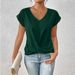 Women's Clothing Summer New Color V Neck T Shirt Temperament Elegant Short Sleeved Top Spring And Summer Women's Clothing_ecoleips.com