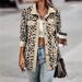 cross-border Women's Clothing Retro Corduroy Coat Long-sleeve Jacket Autumn Leopard Print Shirt European And_ecoleips.com