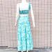 Women's Clothing Print Sexy One Shoulder Two Piece Skirt_ecoleips.com