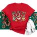 European And American Cross-border Foreign Trade Women's Clothing Christmas Merry Round Neck Printed Ladies Short Sleeve_ecoleips.com