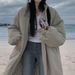 girl Girl Size Update Korean Chic Winter New Workwear Parka Drawstring Jacket Mid-Length Cotton Coat Women's Outerwear_ecoleips.com