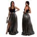 Women's Clothing Hot Selling New Fashion Commuting Solid Color Vest Hot Stamping Pleated Skirt Set_ecoleips.com