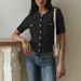 Elegant Knit Cardigan With Metal Buttons & Dual Pockets – Classic Round Neck Fall Sweater Breathable Viscose_ecoleips.com
