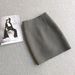 Work Anti-exposure Professional Pencil Half-length One-step Work Short Suit Skirt, Spring Season_ecoleips.com
