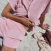Women's Solid Color Single-breasted Two-piece Set, Home Loose Fashion Casual Suit_ecoleips.com
