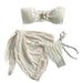 Women's New Style Swimsuit Bikini Two Piece Set Three Piece Casual Vintage Monokini Swimsuit_ecoleips.com