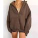 Aria Basics Foreign Trade European And American Style 2025 New Hot-Selling Women's Zipper Hooded Cardigan Jacket_ecoleips.com