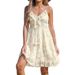 Women's Clothing Suspender Lace Beach Dress Tassel Lace Dress Skirt Female_ecoleips.com