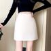 Women's Suit Skirt, New Spring/Summer Style, Short Bodycon Skirt, High Waist, Slimming A Line Mini Skirt, Commuting Style, Sexy Mini Skirt_ecoleips.com