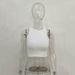 2025 Factory Direct Sales Cross-Border European And American Spring/Summer Fashion Versatile Solid Color Sleeveless Tank_ecoleips.com