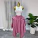 Women's High Waist Asymmetrical Plaid Wrap Skirt - Summer Casual Office Wear With Adjustable Ties In Red/Dark Pink/Green/Black (S-2xl)_ecoleips.com