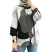 Women's Clothing Muslim Floral Shirt Fashion Puff Sleeve_ecoleips.com