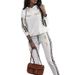 Unisex Golden Toronto Print Hoodie with Side Stripes Casual Streetwear Tracksuit Set Complete Coordinated Set Women's Clothing_ecoleips.com