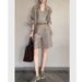 Women's High End Shirt Set Summer Casual Loose Fitting Vintage Style Trendy Whole Set_ecoleips.com
